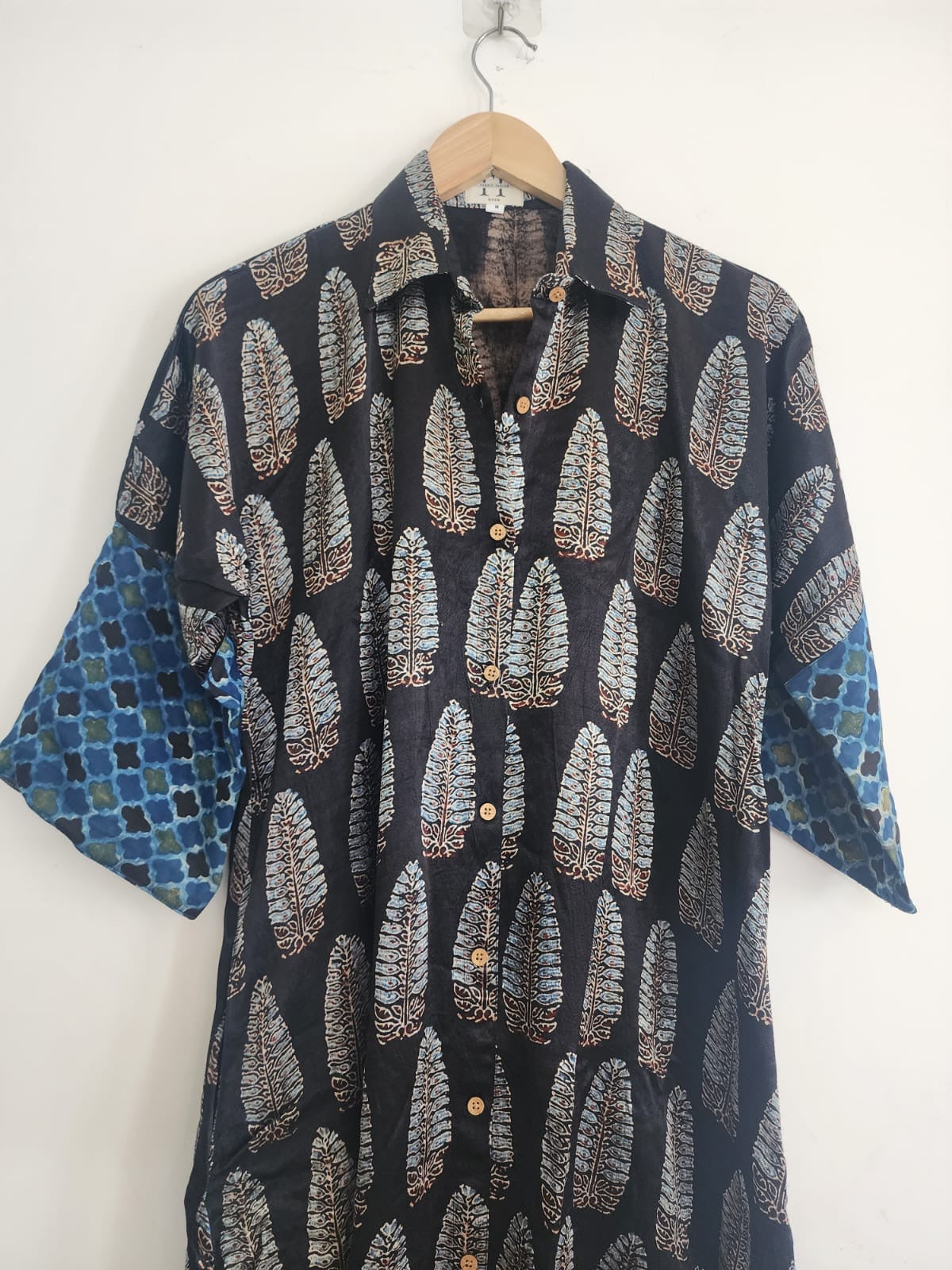 Ajrakh shirt dress