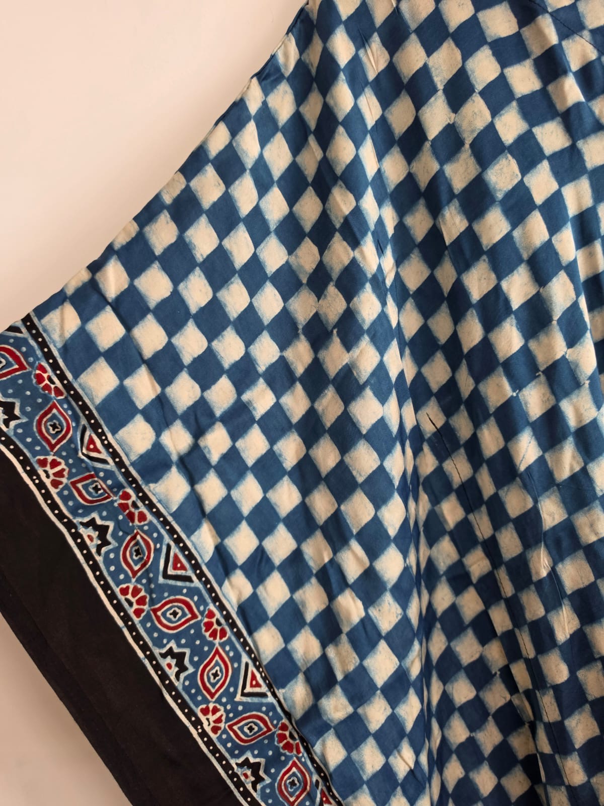 Ajrakh Kaftan in modal silk