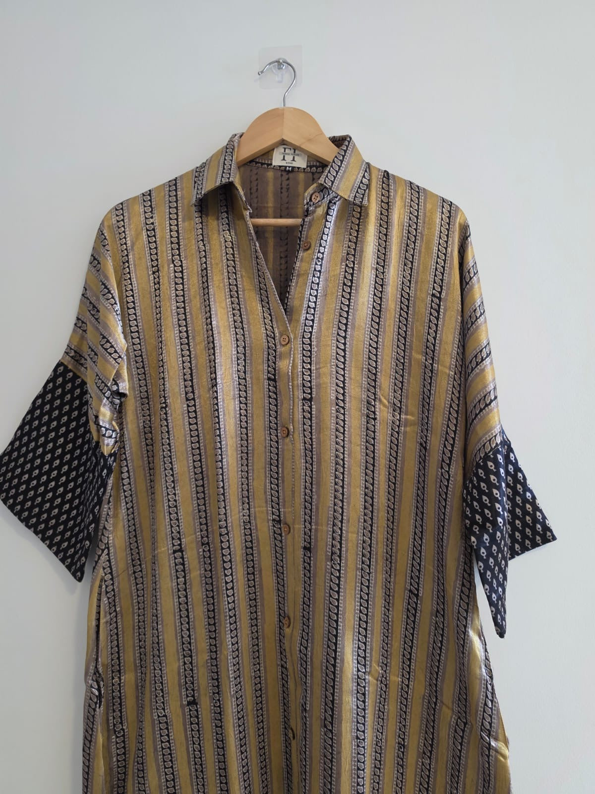 Ajrakh shirt dress