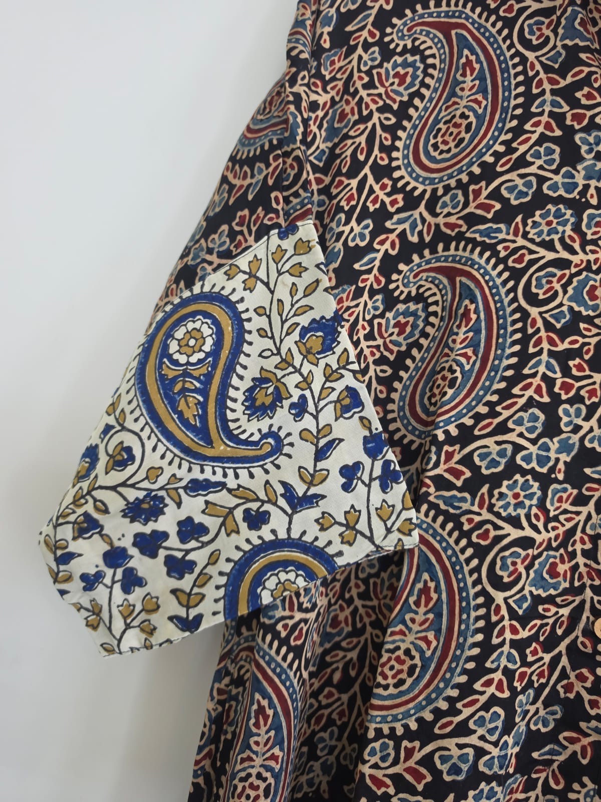 Ajrakh shirt dress