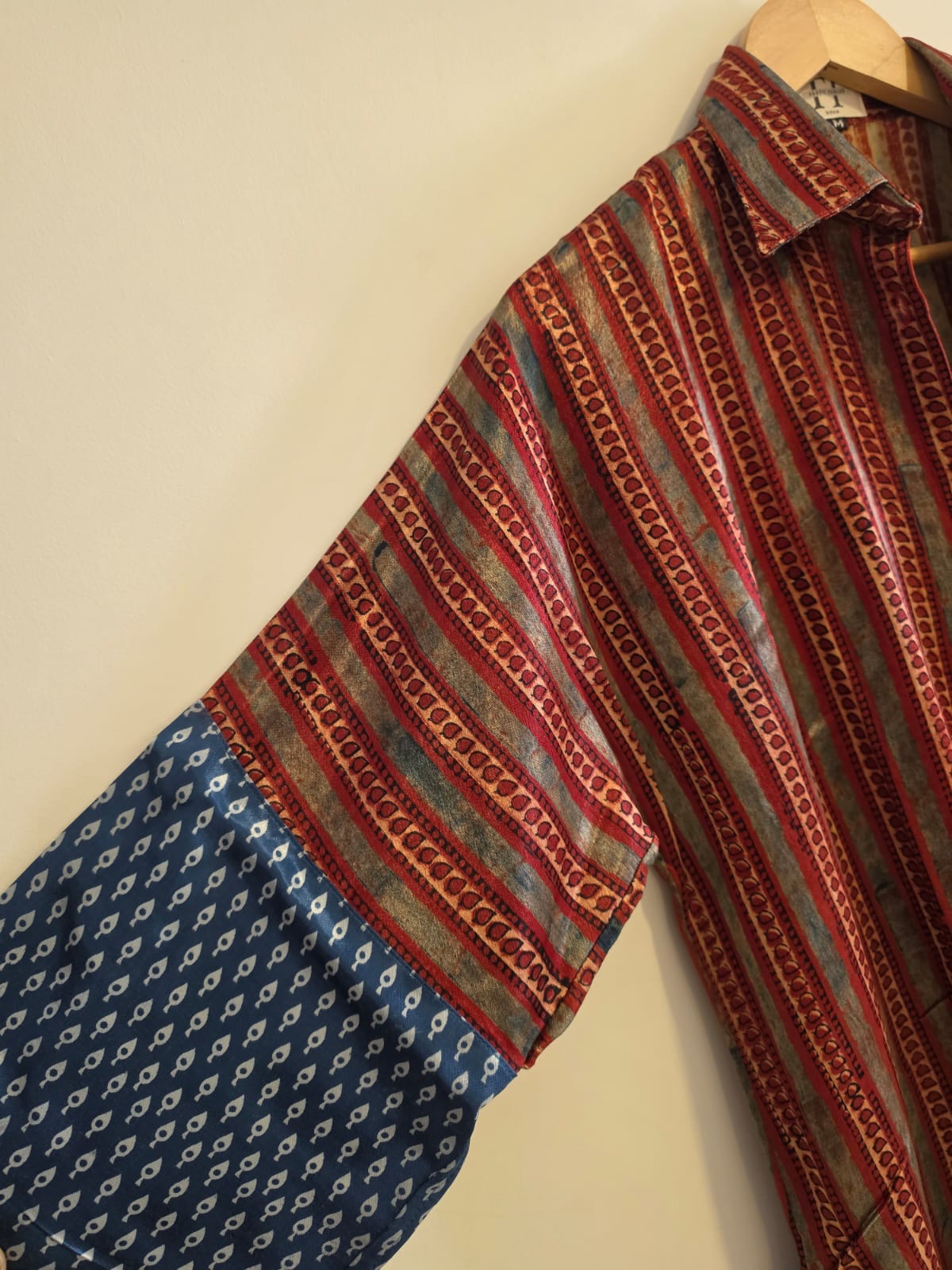 Ajrakh shirt dress