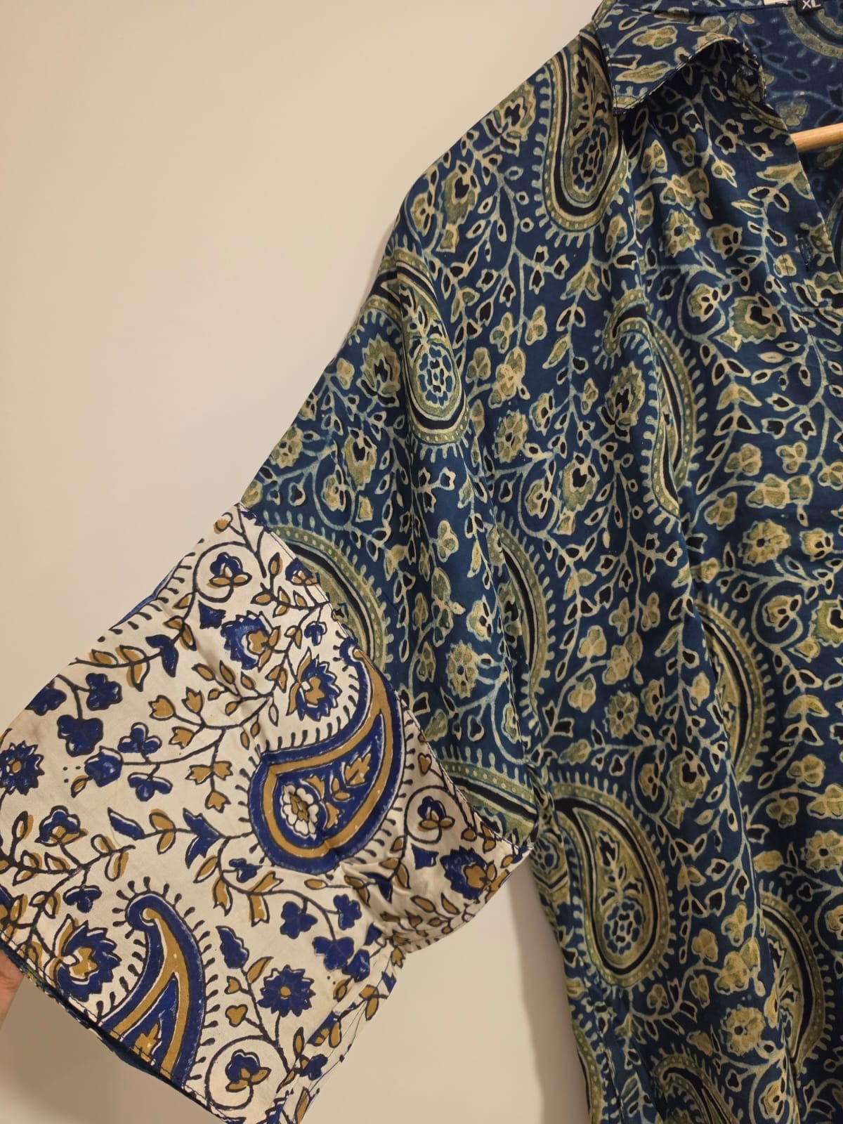 Ajrakh shirt dress