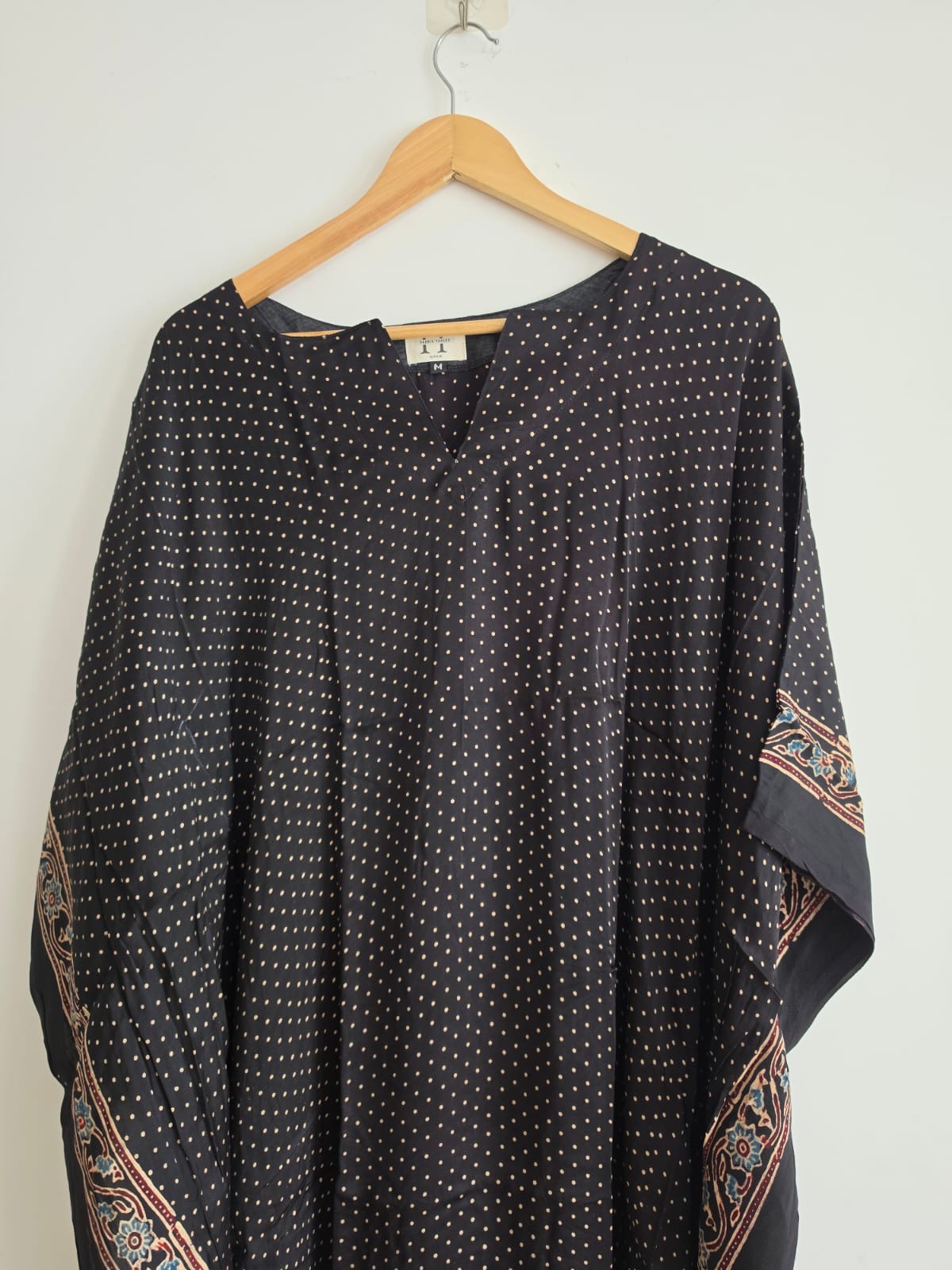 Ajrakh Kaftan in modal silk