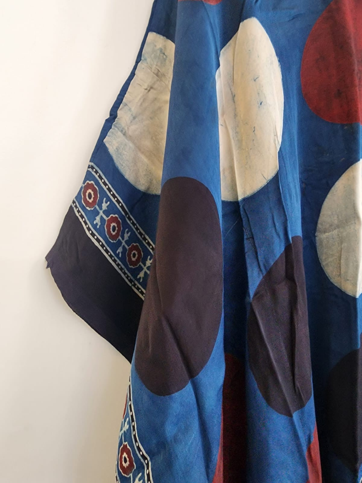 Ajrakh Kaftan in modal silk