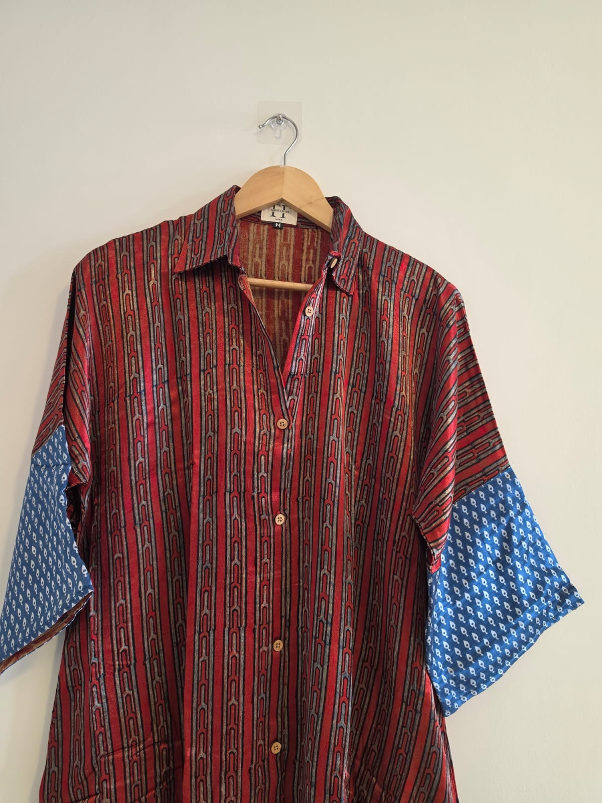 Ajrakh shirt dress