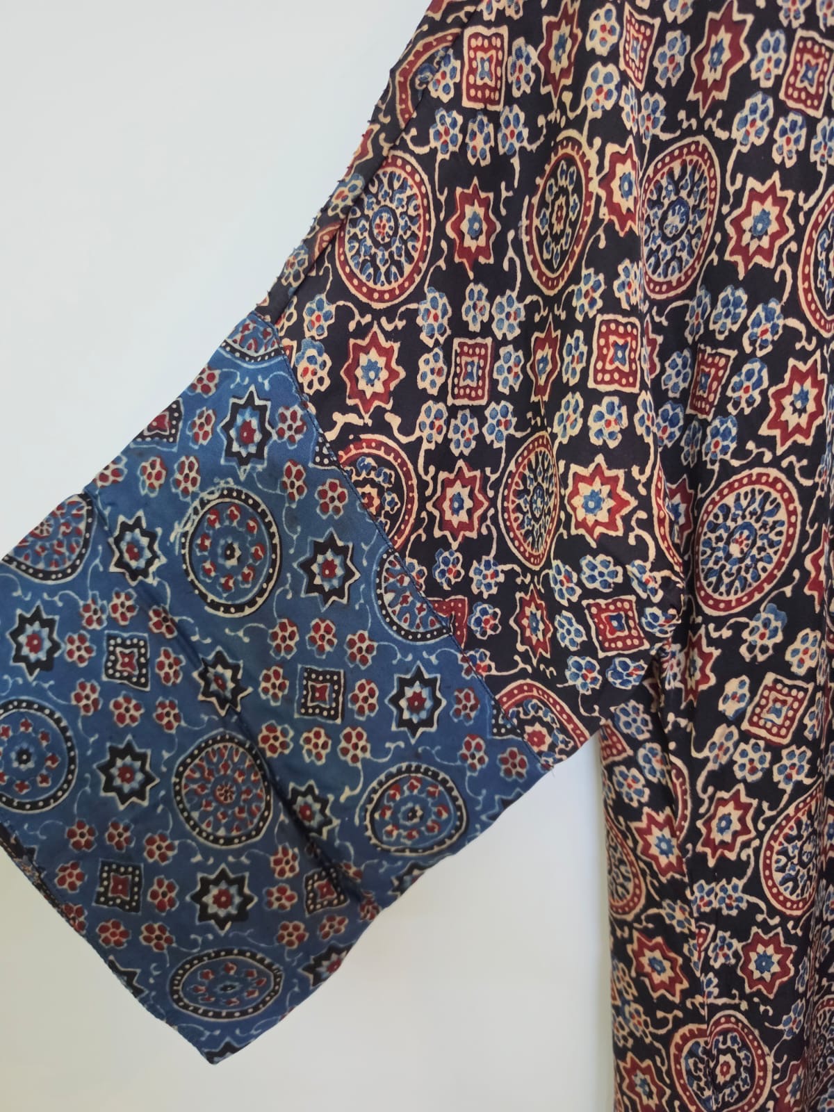 Ajrakh shirt dress