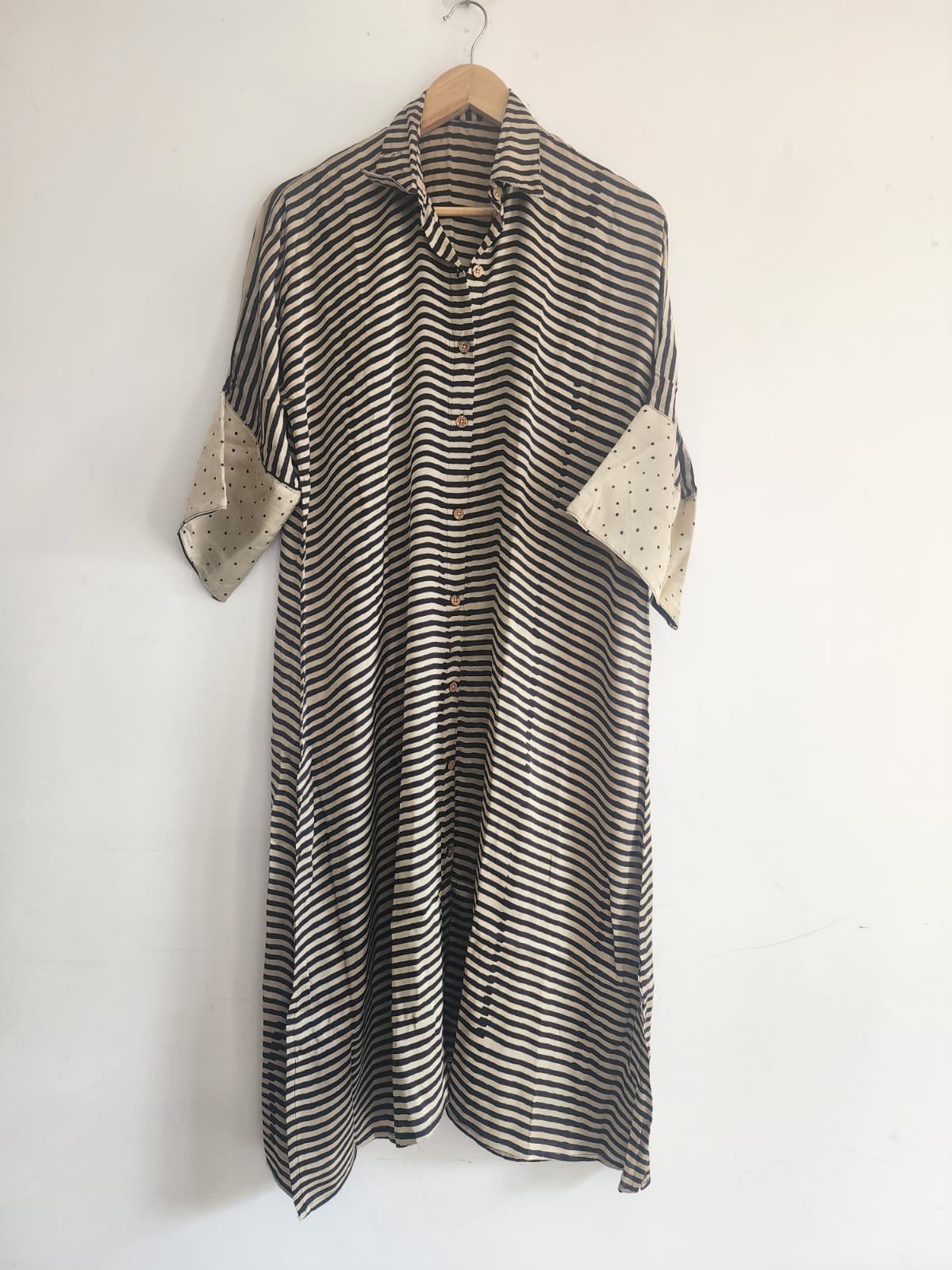 Ajrakh shirt dress