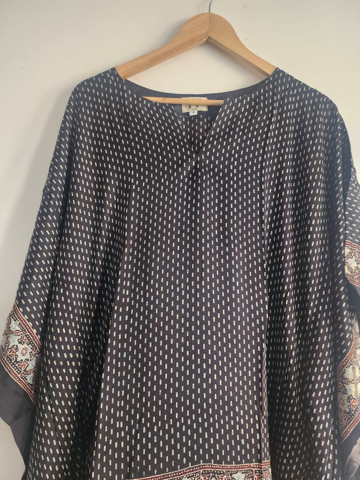 Ajrakh Kaftan in modal silk