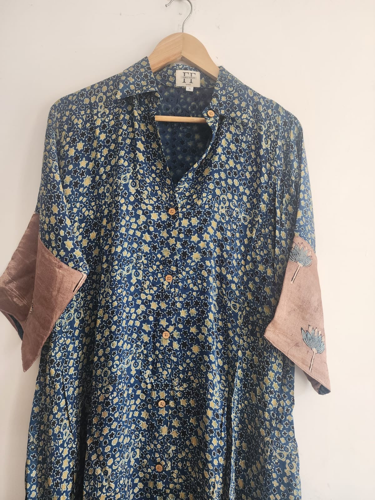 Ajrakh shirt dress