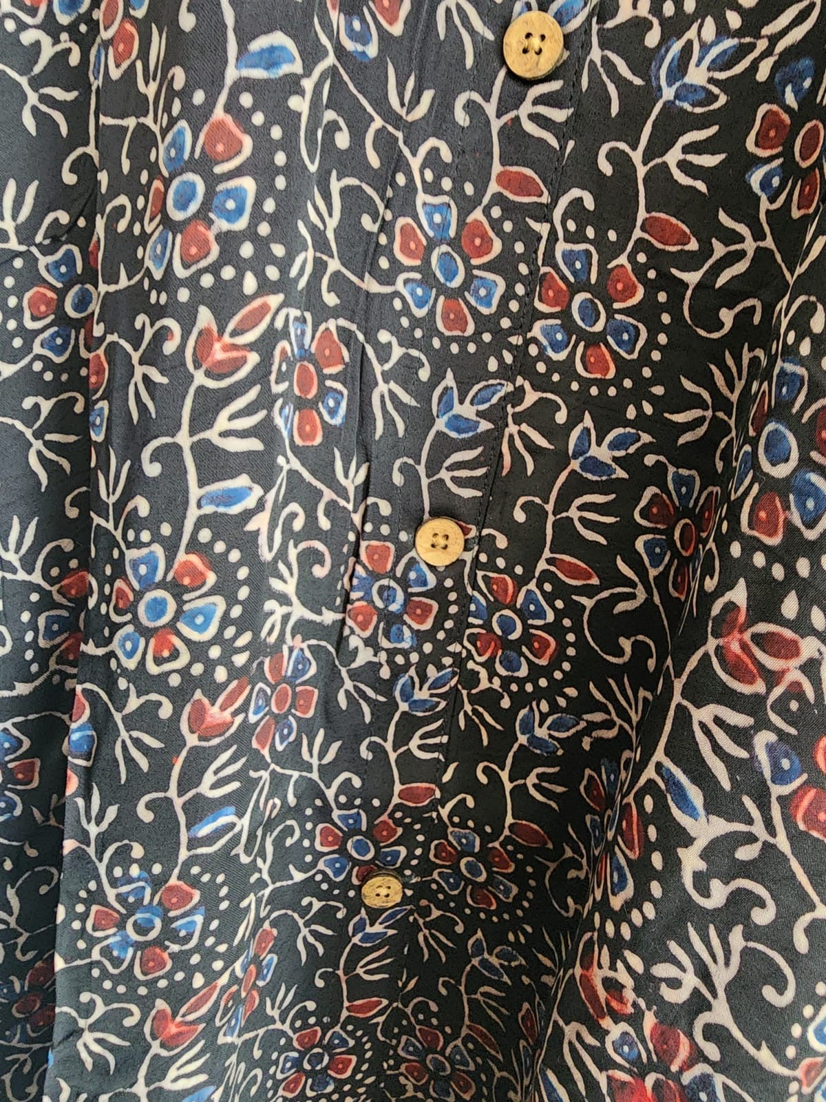 Ajrakh shirt dress