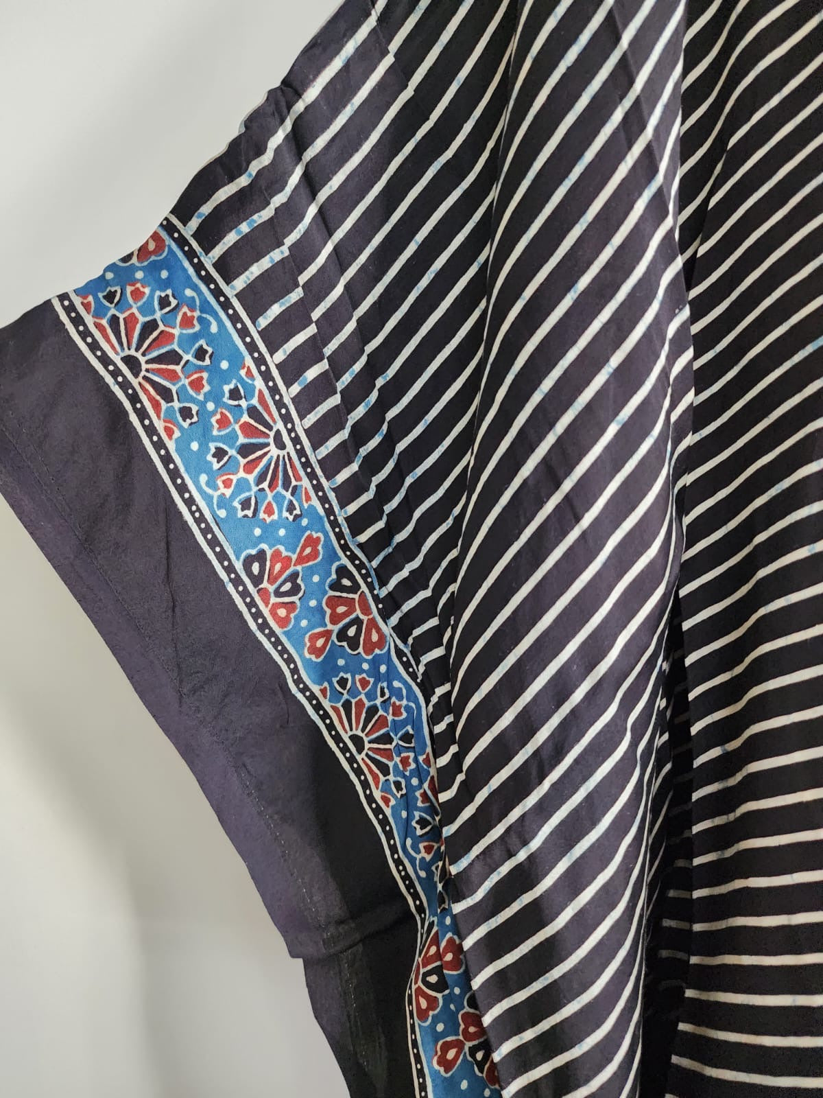 Ajrakh Kaftan in modal silk