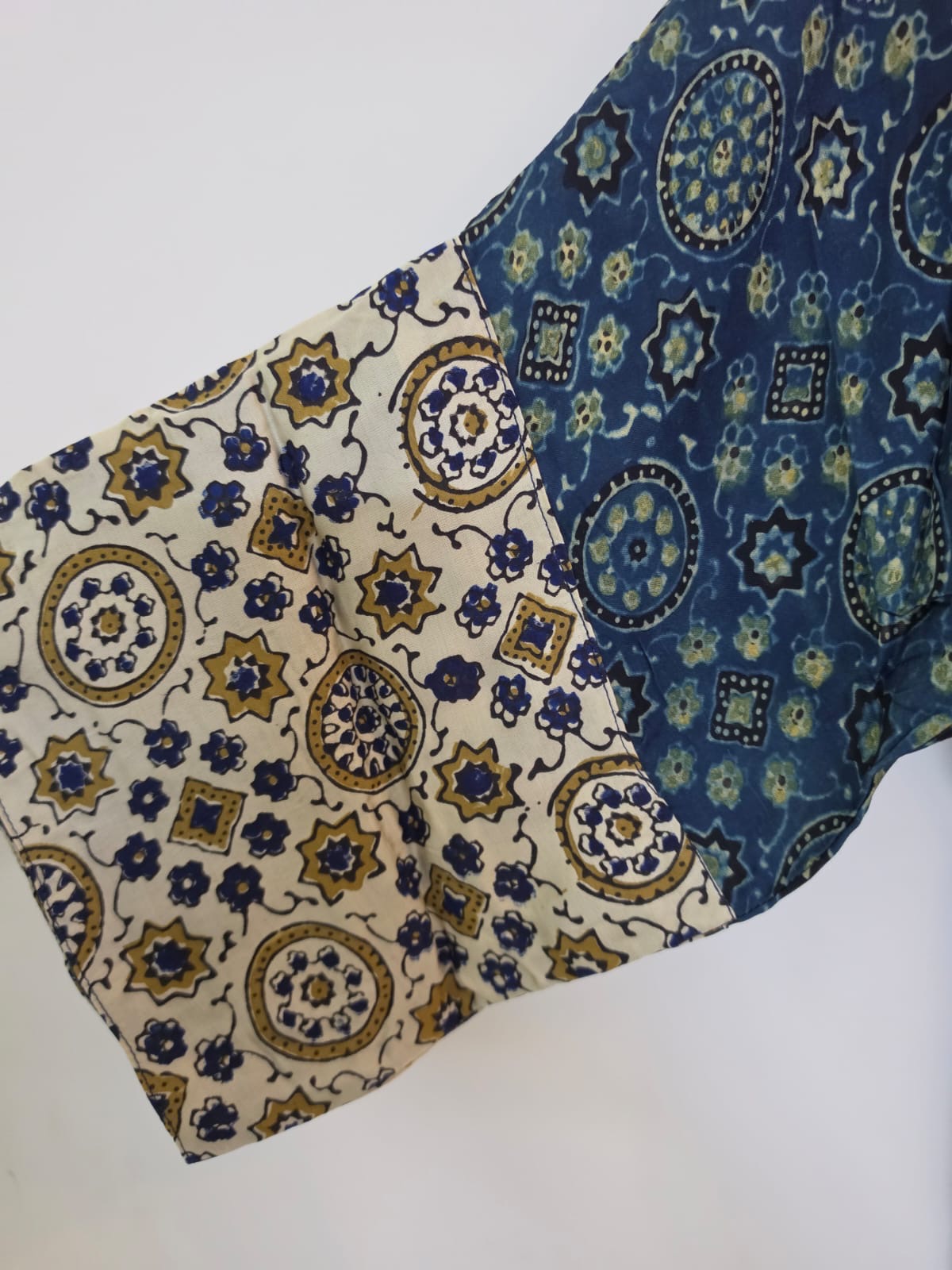 Ajrakh shirt dress