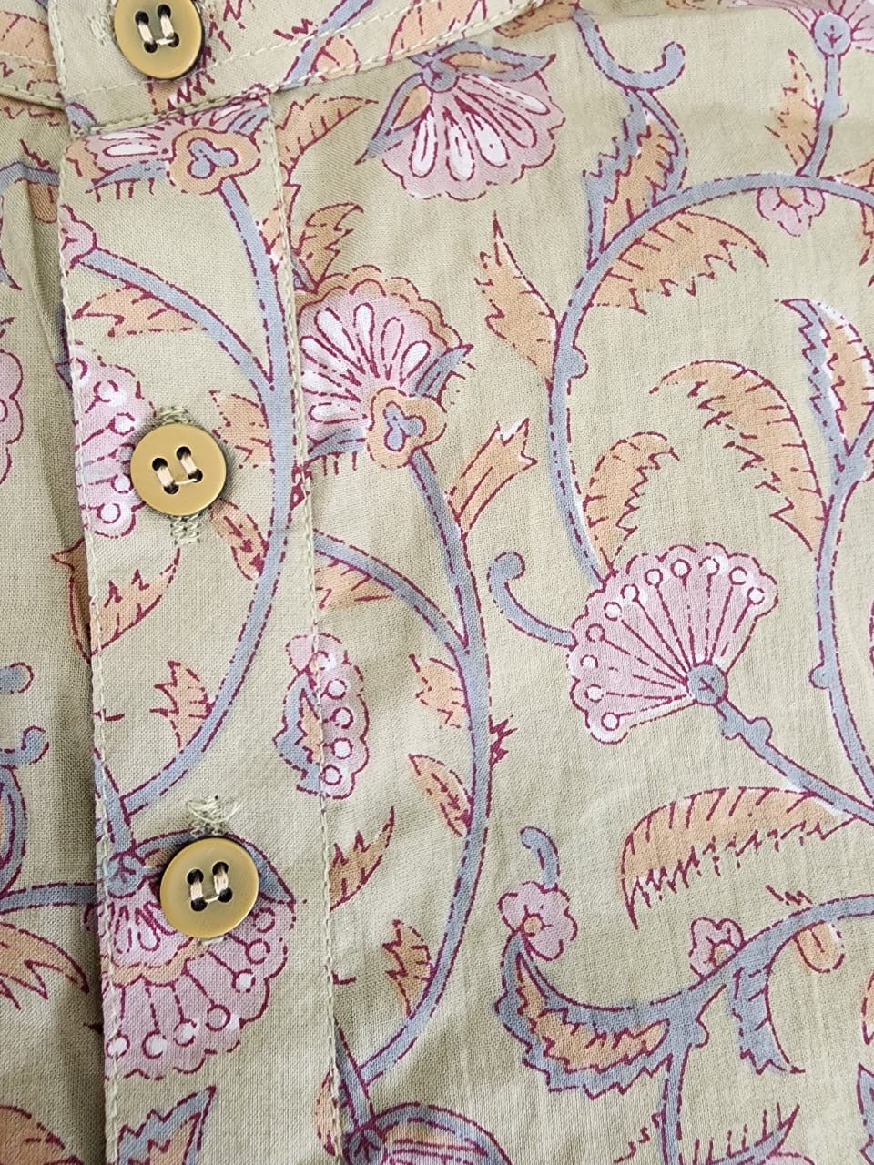 Men's Cotton Short Kurta