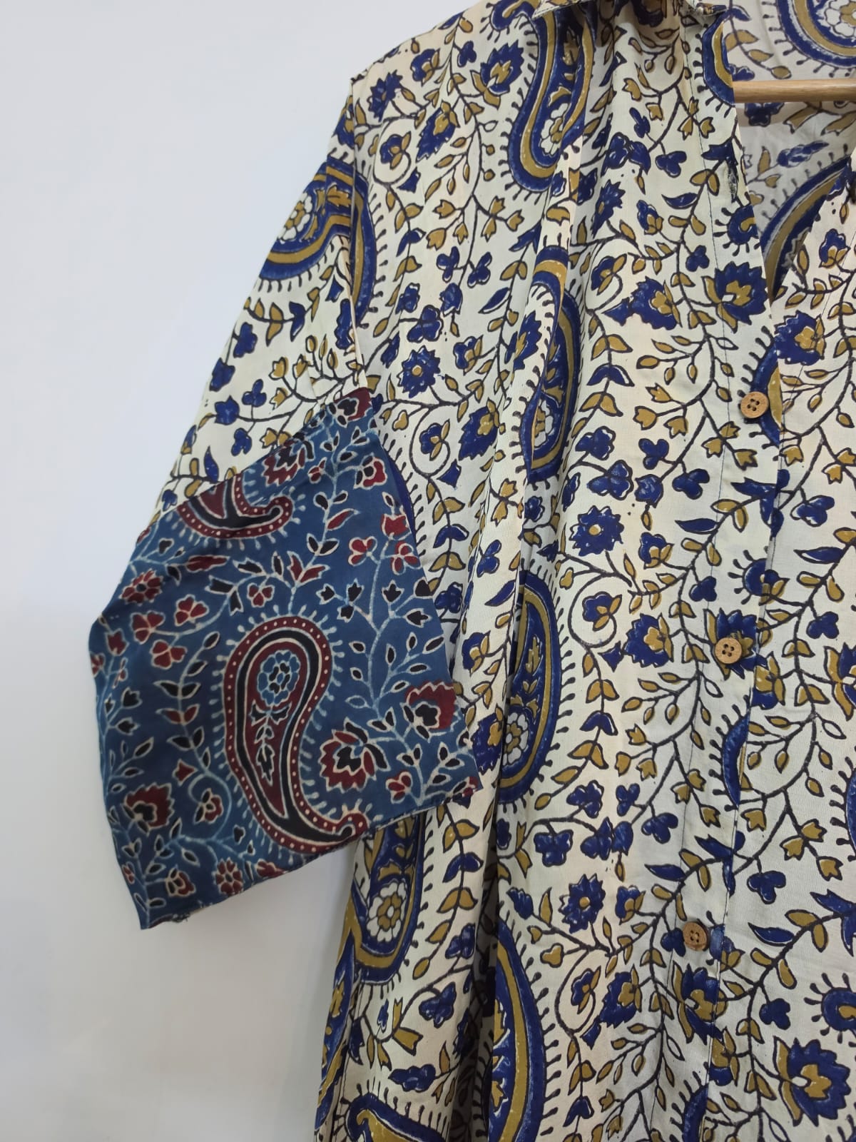 Ajrakh shirt dress