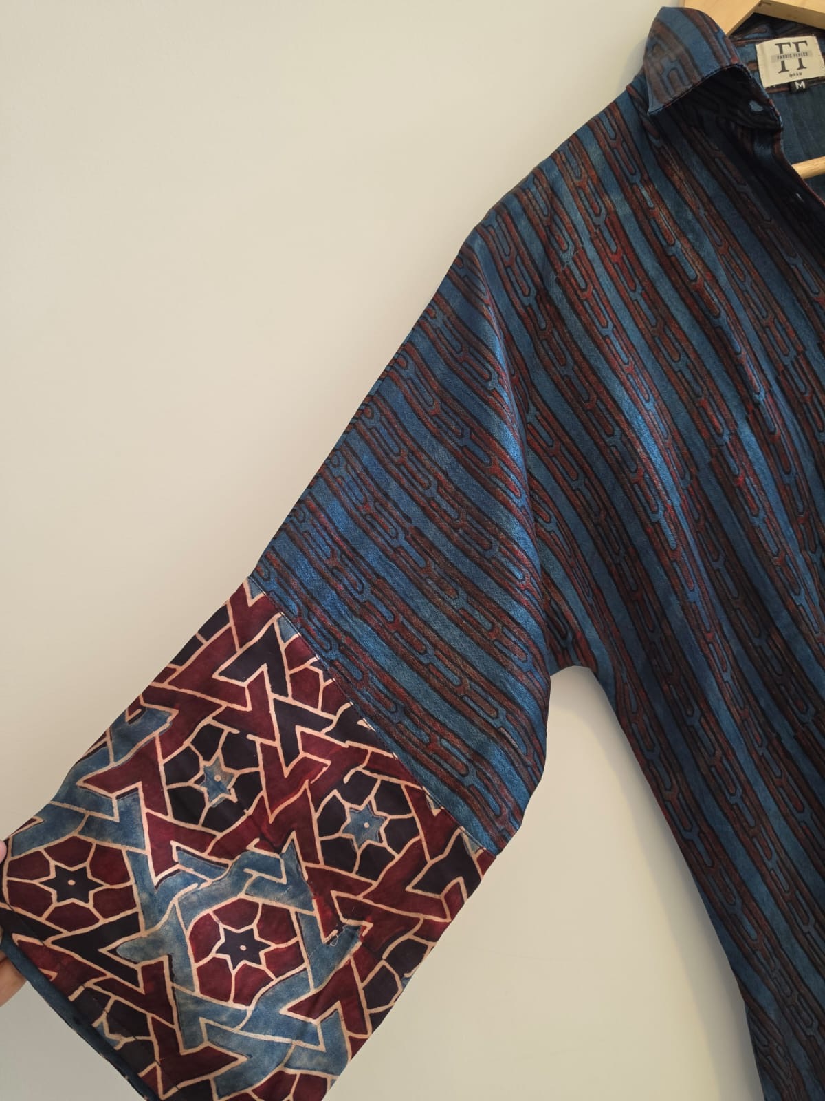 Ajrakh shirt dress