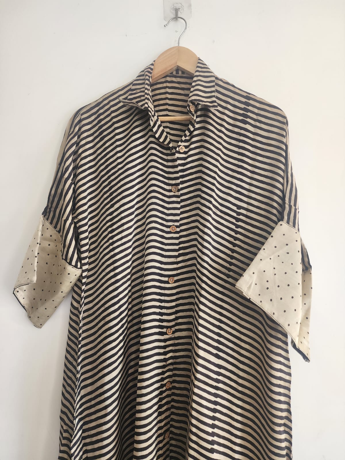 Ajrakh shirt dress