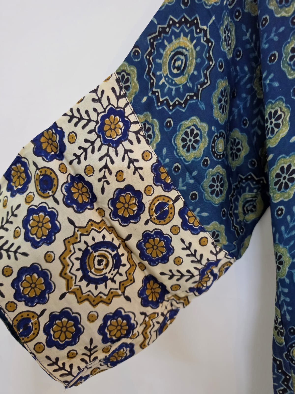 Ajrakh shirt dress