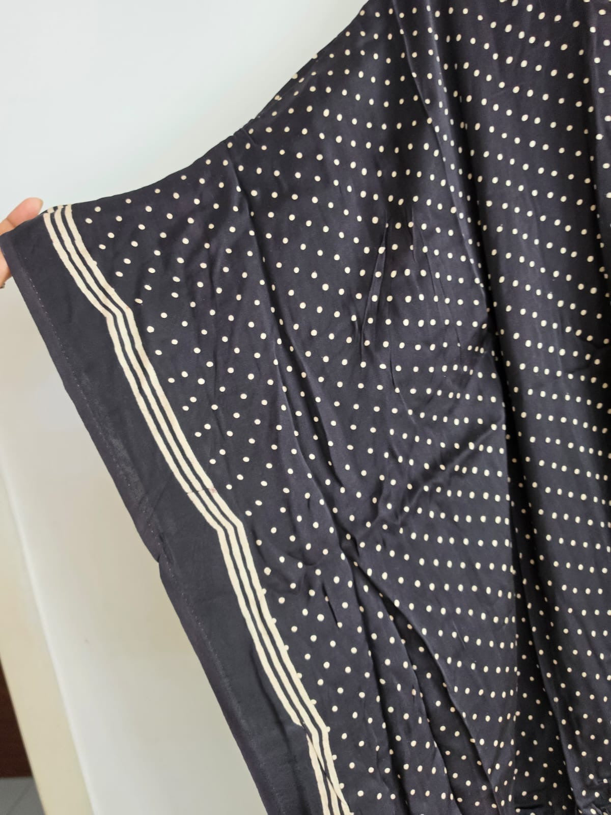 Ajrakh Kaftan in modal silk