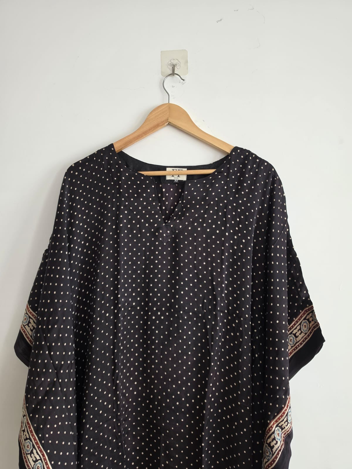 Ajrakh Kaftan in modal silk