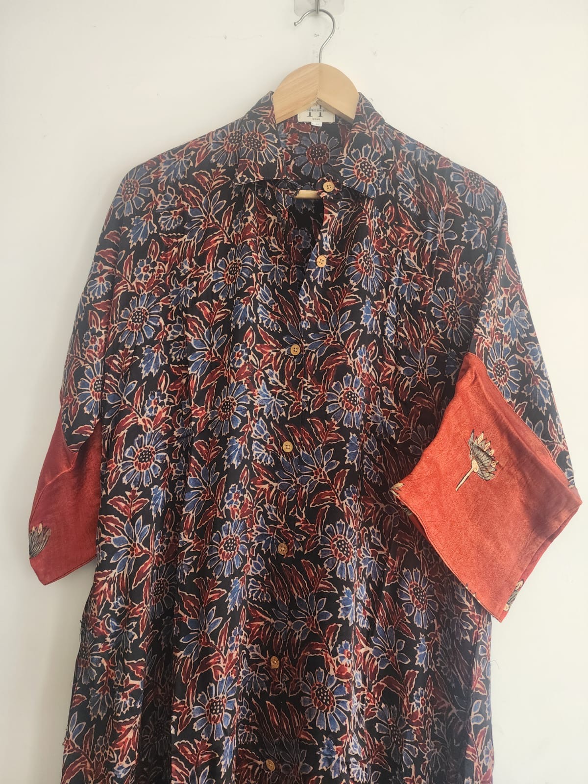 Ajrakh shirt dress