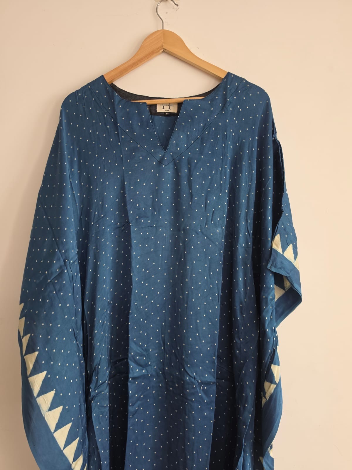 Ajrakh Kaftan in modal silk