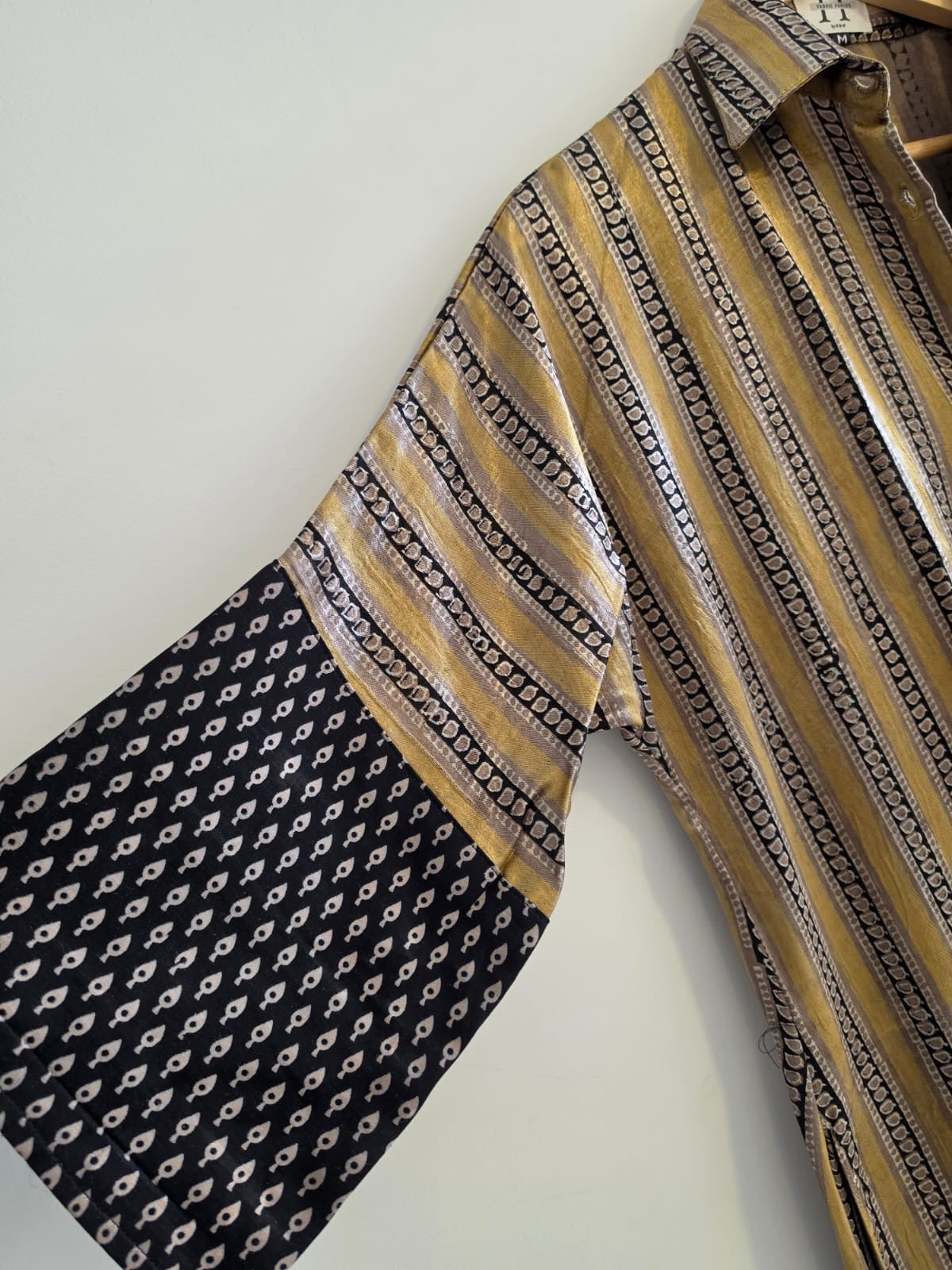 Ajrakh shirt dress