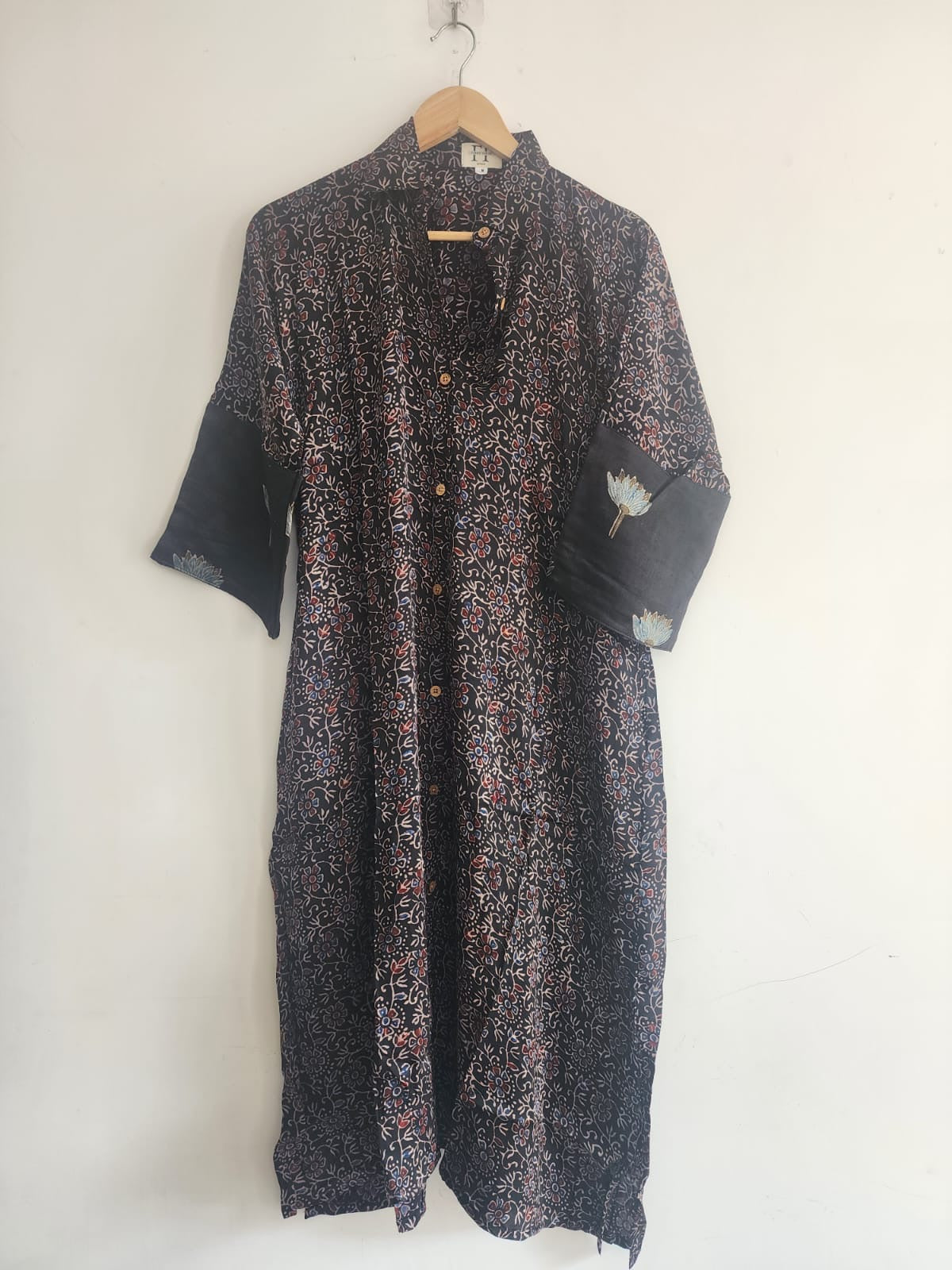 Ajrakh shirt dress