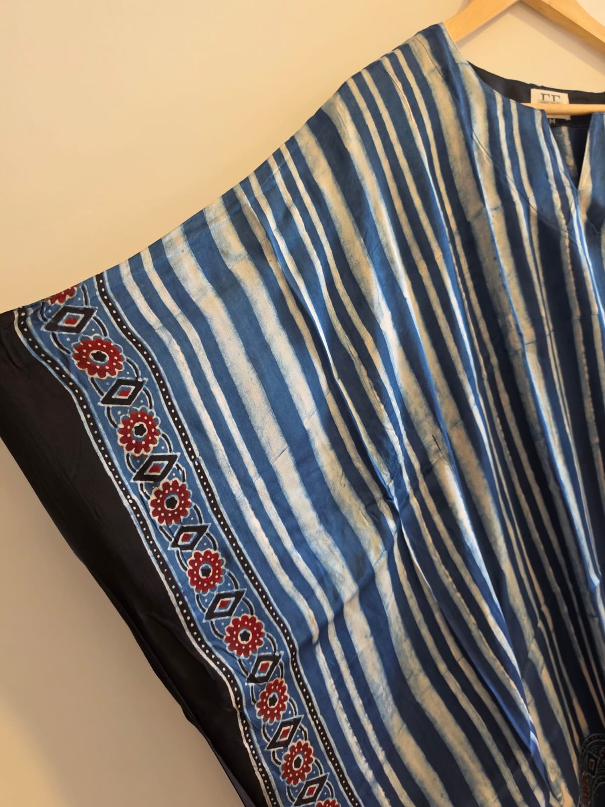 Ajrakh Kaftan in modal silk