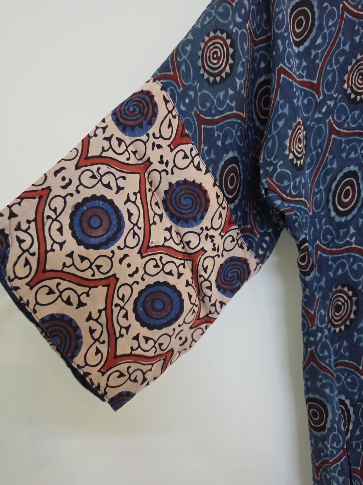 Ajrakh shirt dress