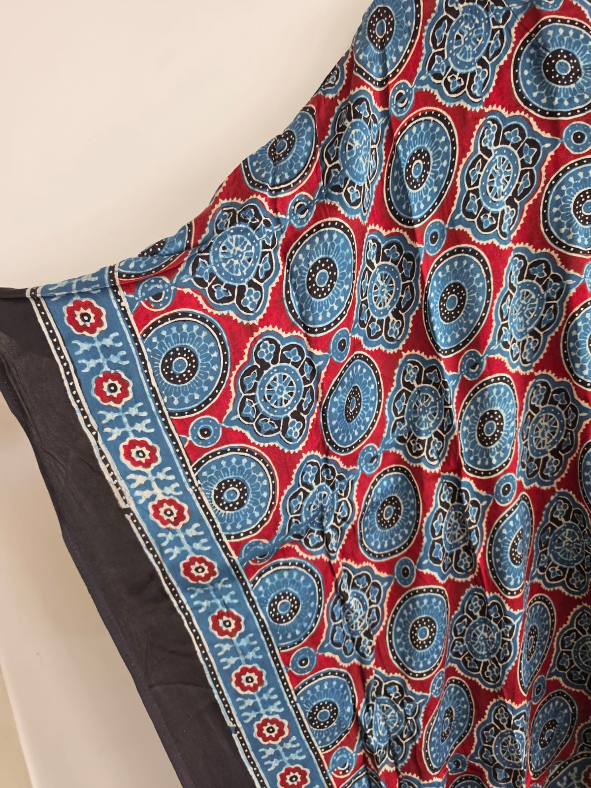 Ajrakh Kaftan in modal silk
