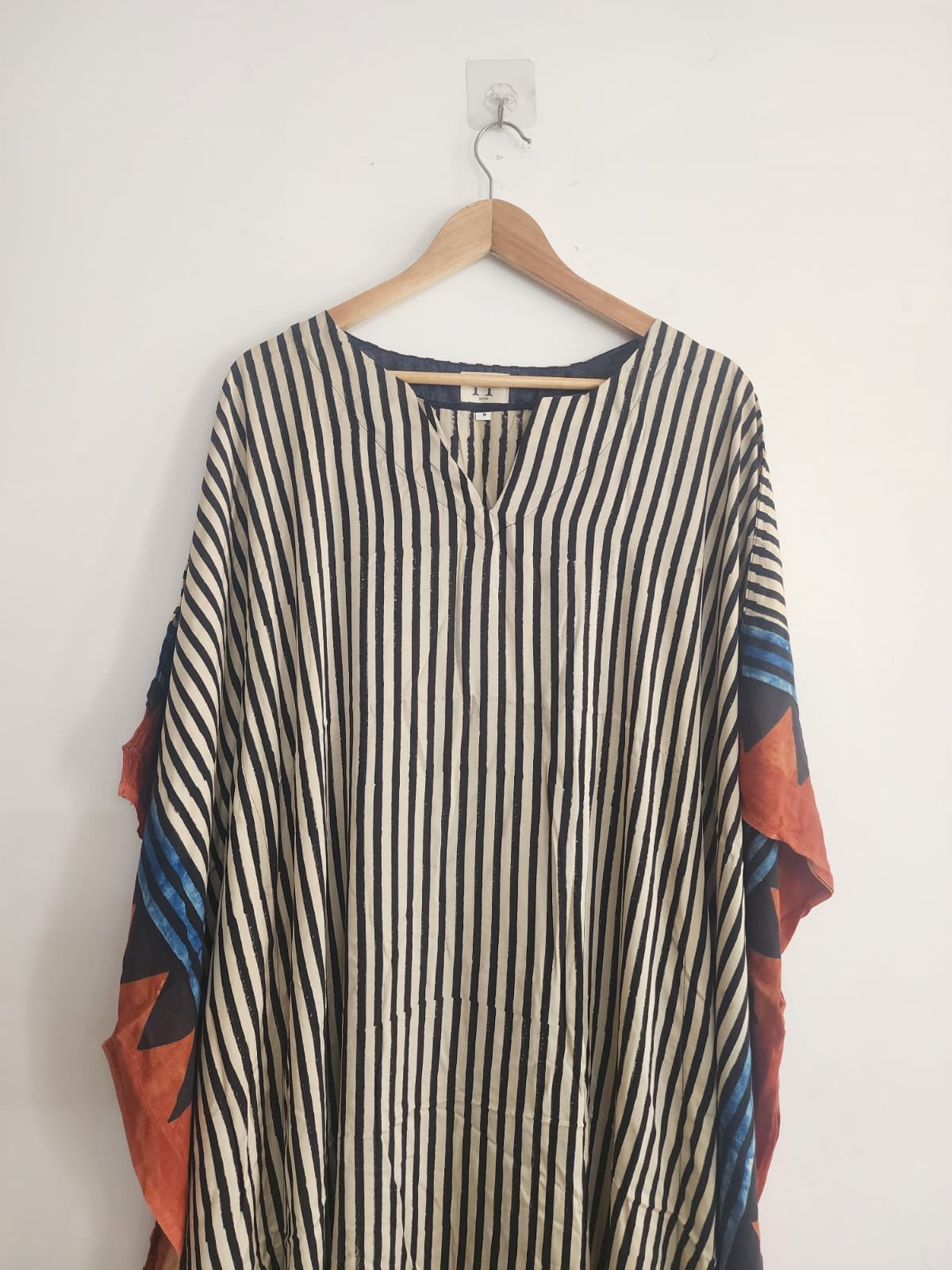 Ajrakh Kaftan in modal silk