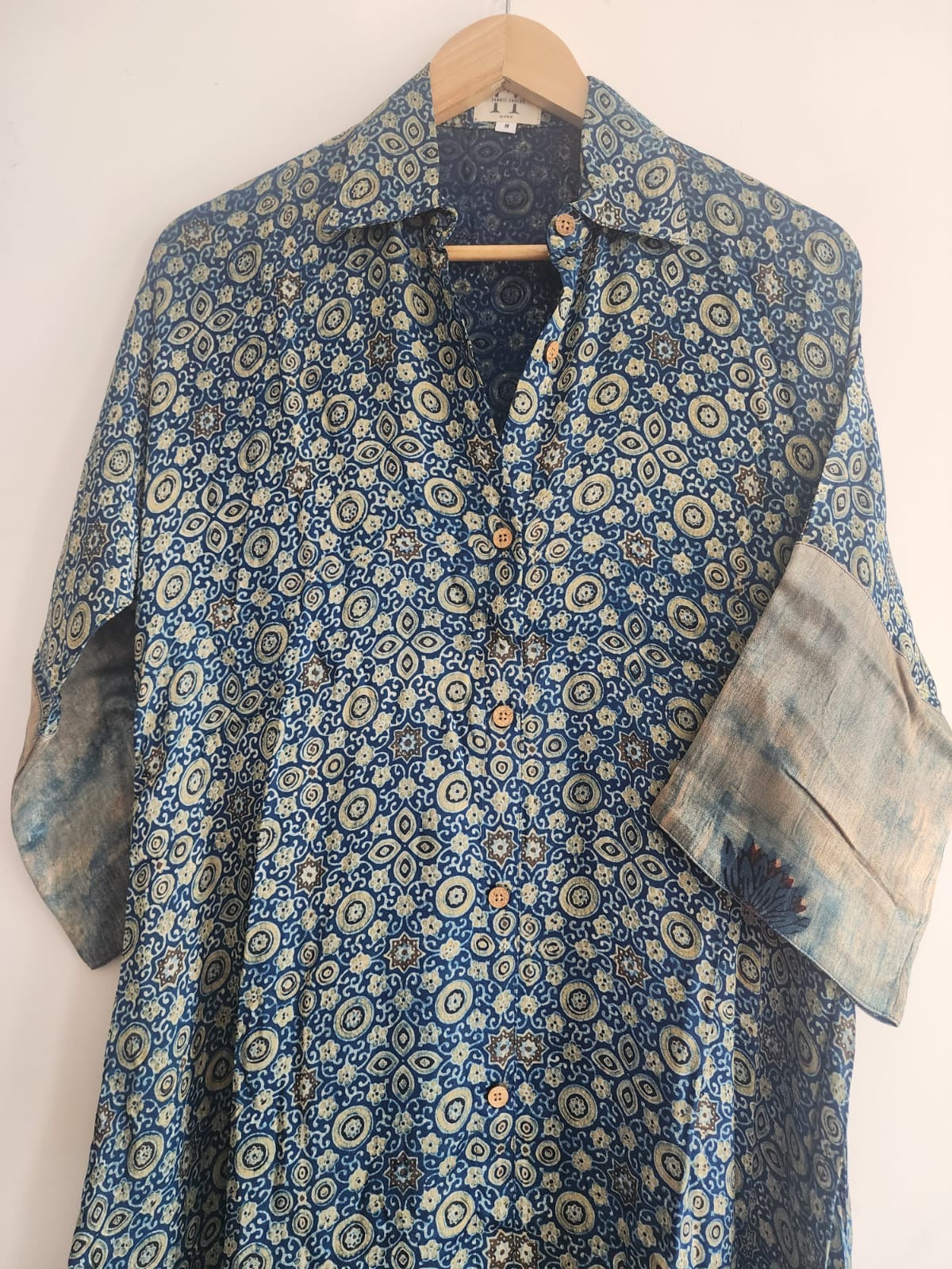 Ajrakh shirt dress