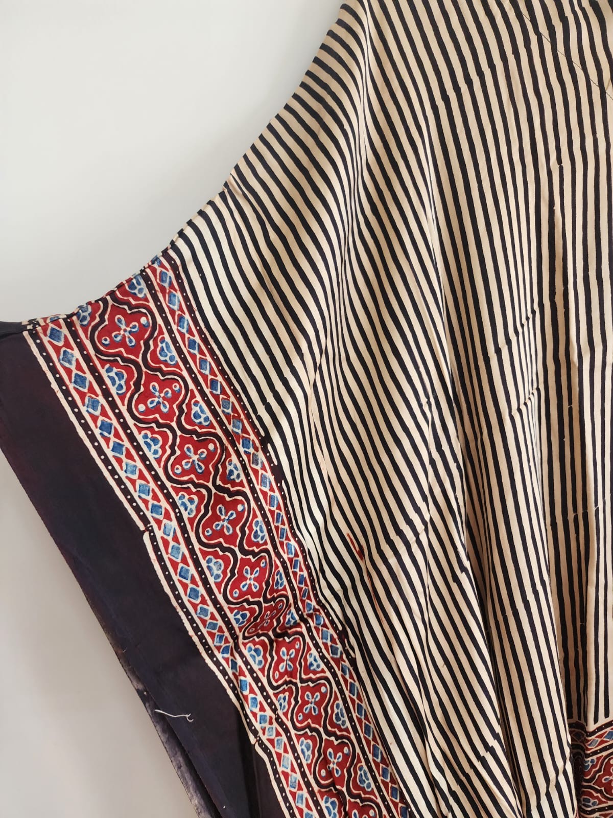 Ajrakh Kaftan in modal silk
