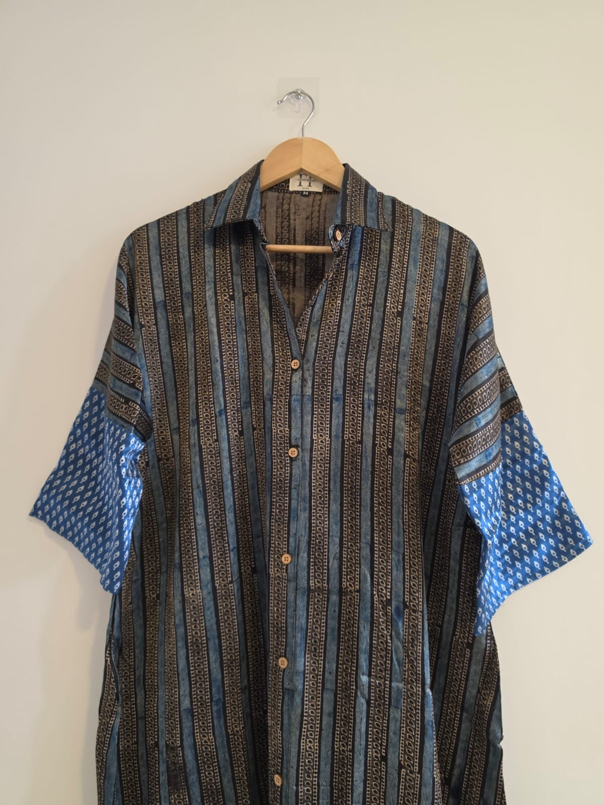 Ajrakh shirt dress