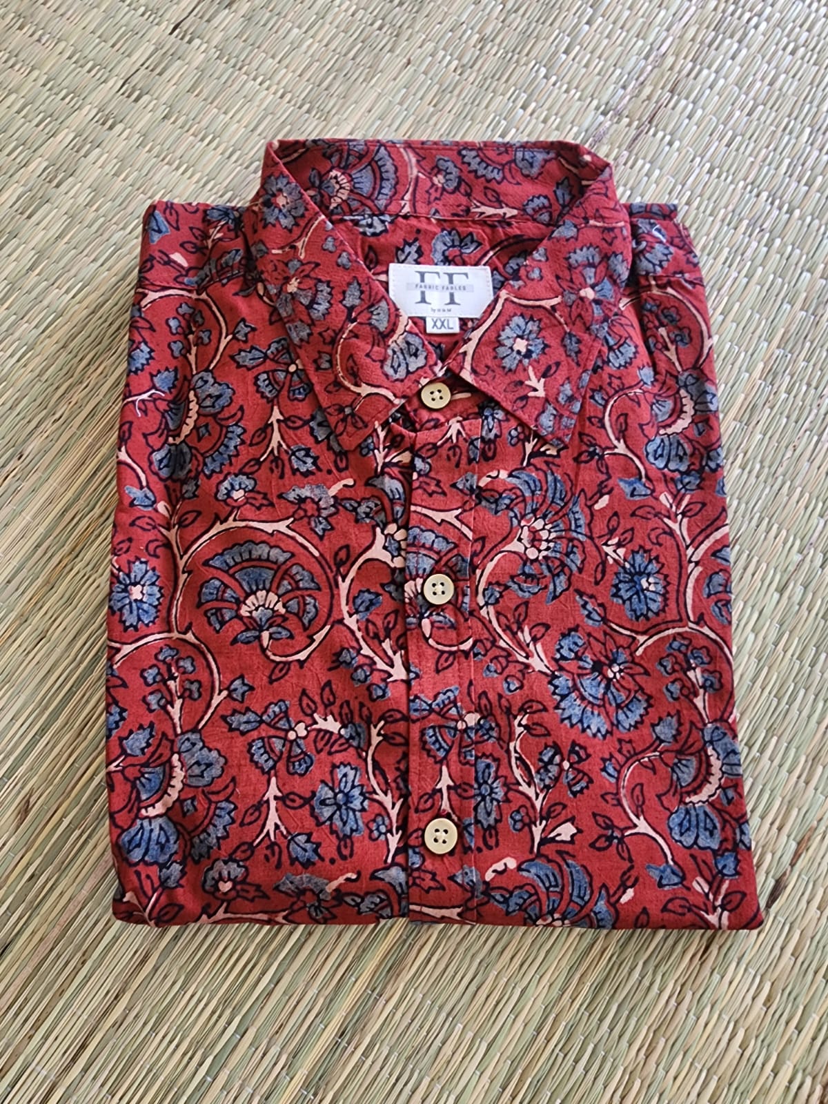 Cotton Full Sleeve Shirt (Ajrakh collection)