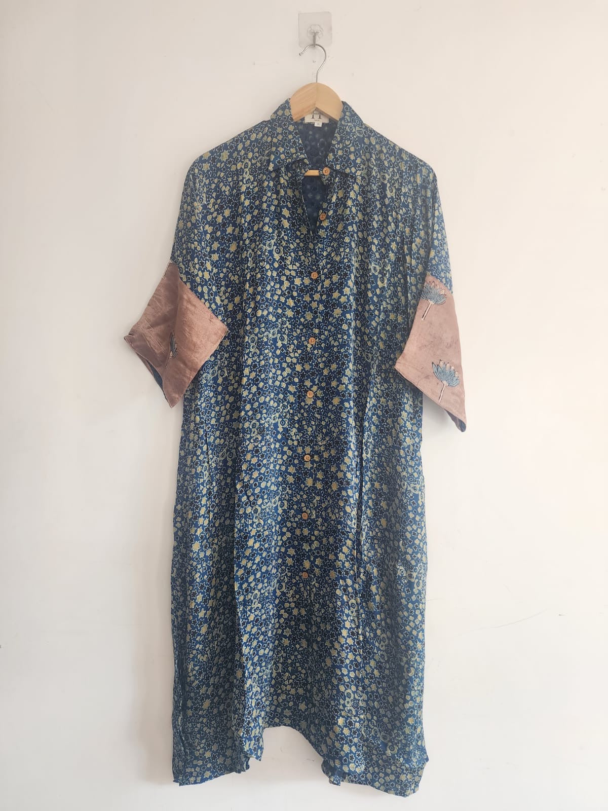 Ajrakh shirt dress