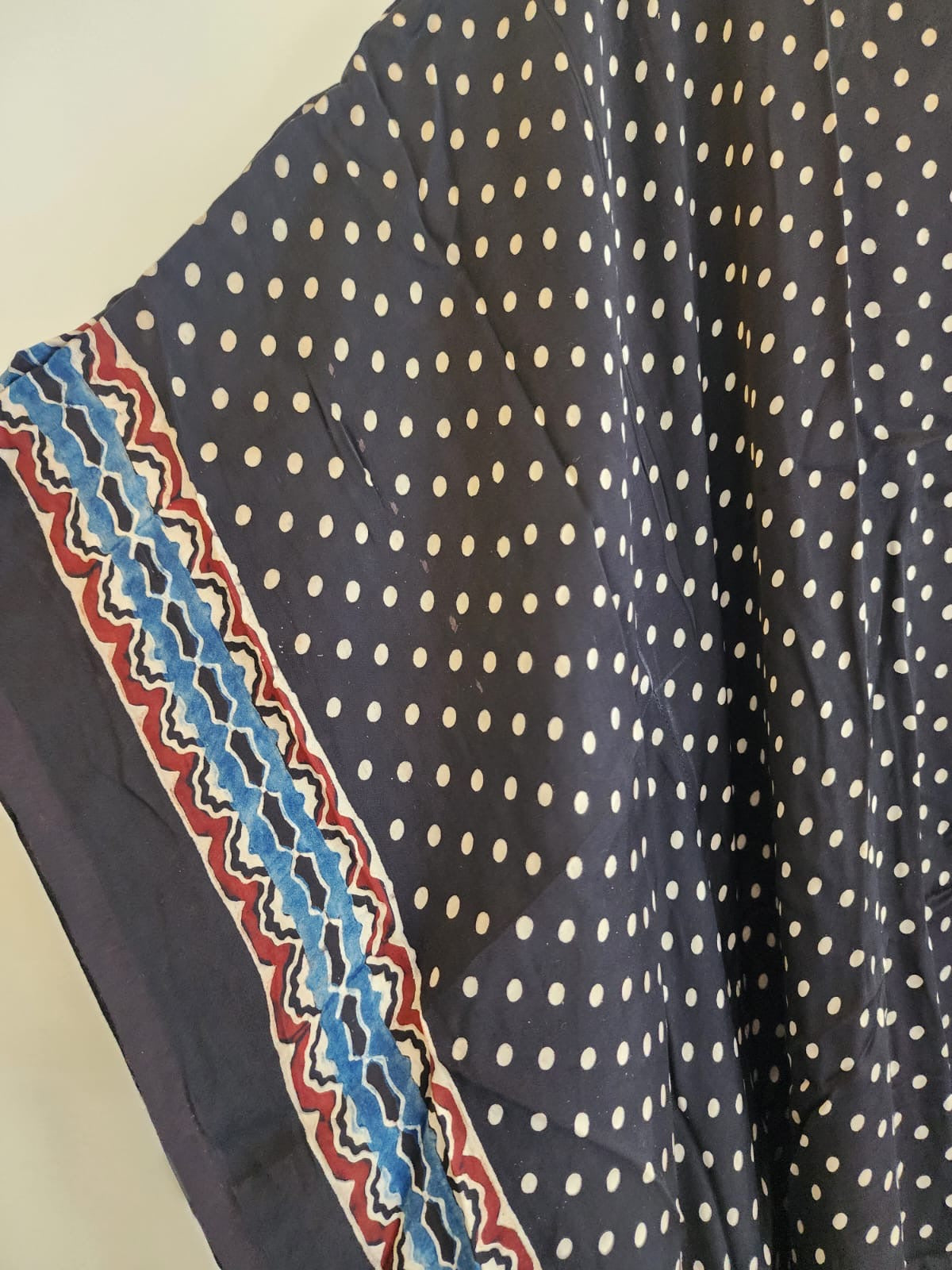 Ajrakh Kaftan in modal silk