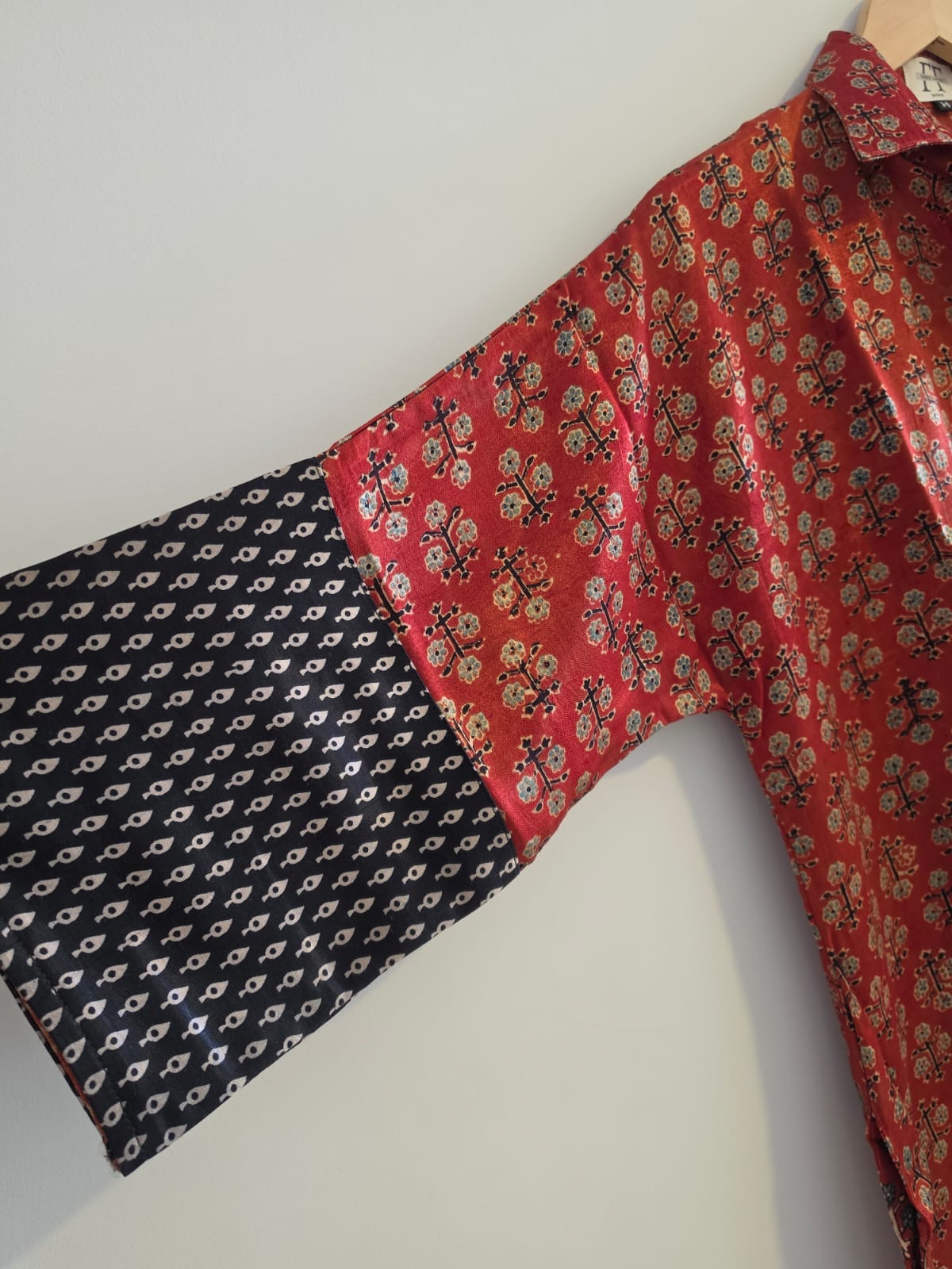 Ajrakh shirt dress (Short)