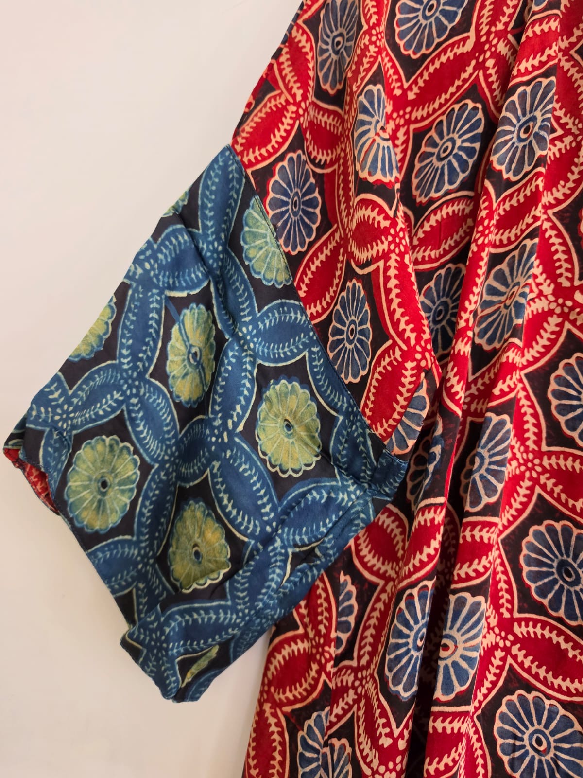 Ajrakh shirt dress