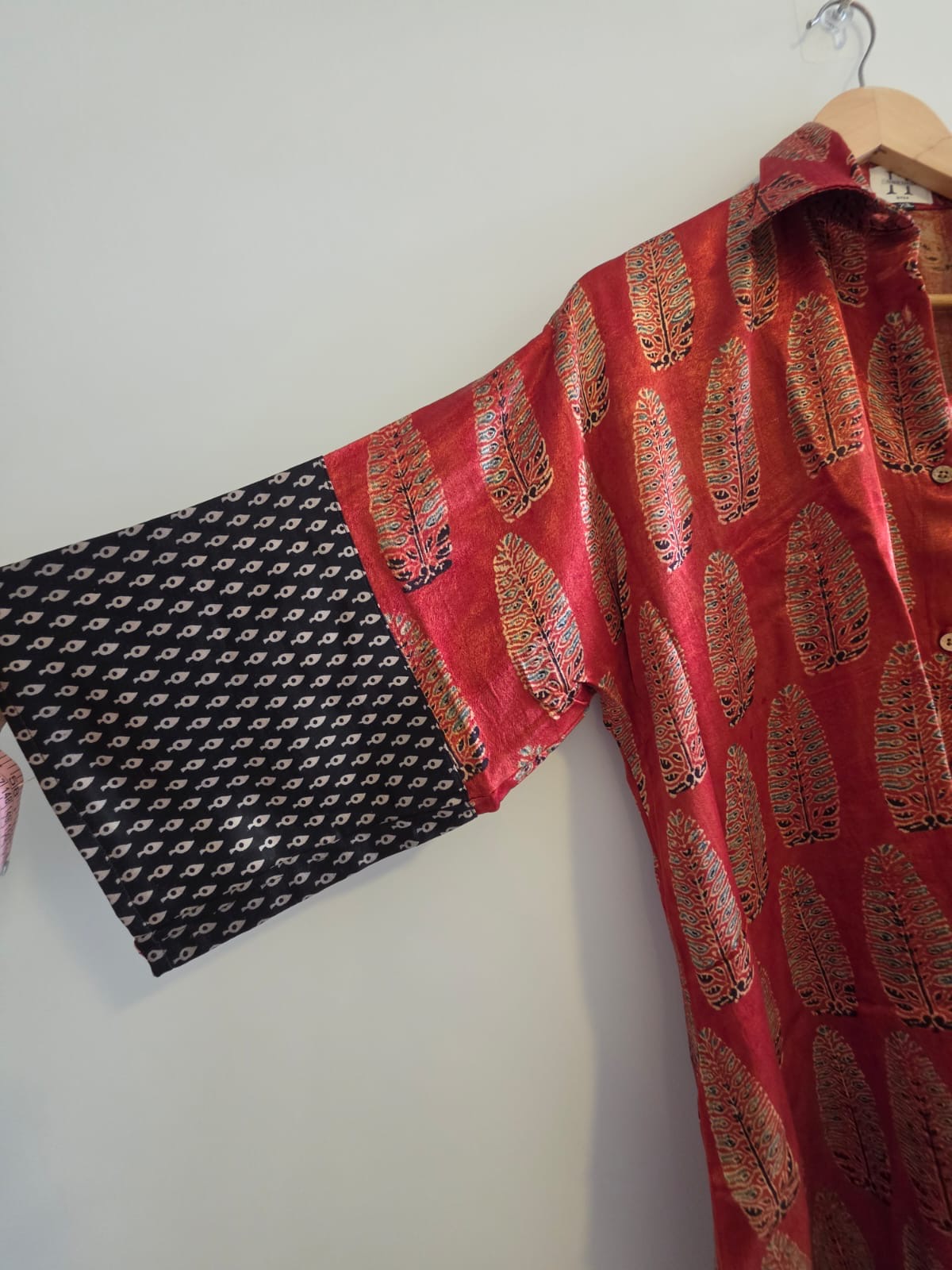 Ajrakh shirt dress (Short)
