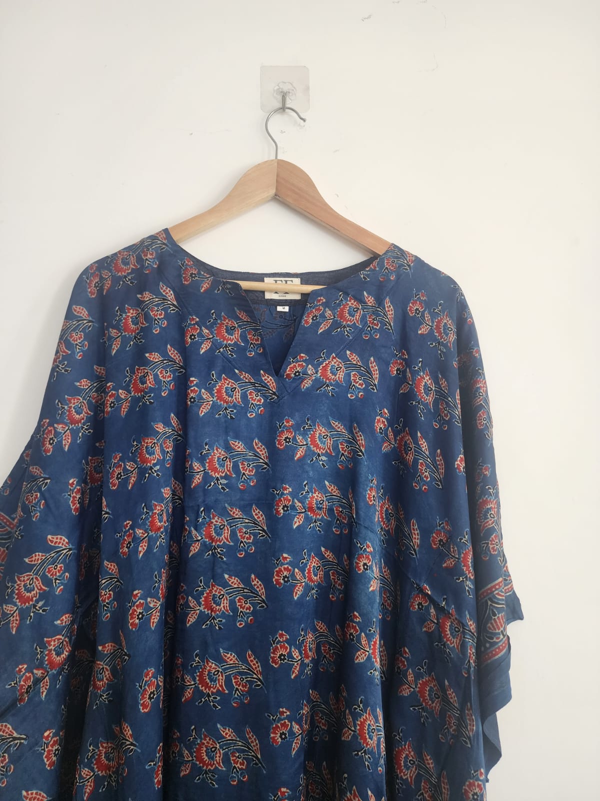 Ajrakh Kaftan in modal silk