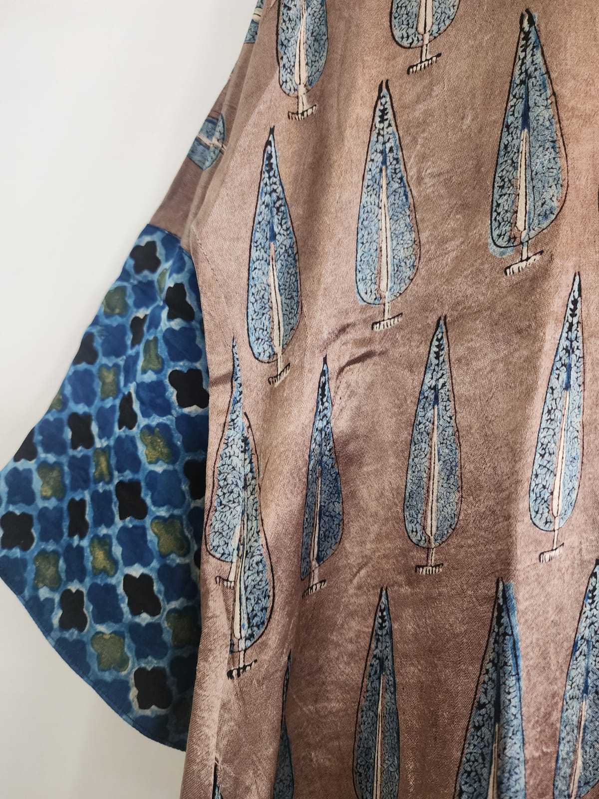 Ajrakh shirt dress