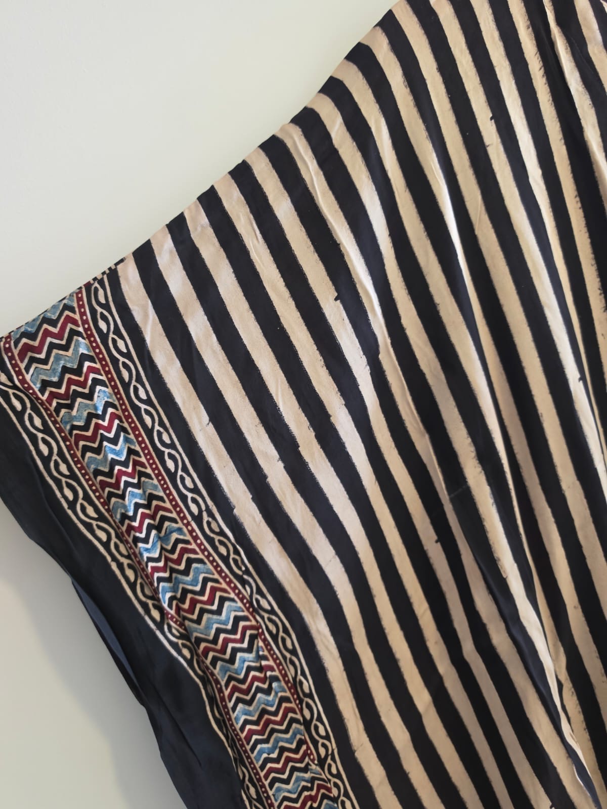 Ajrakh Kaftan in modal silk