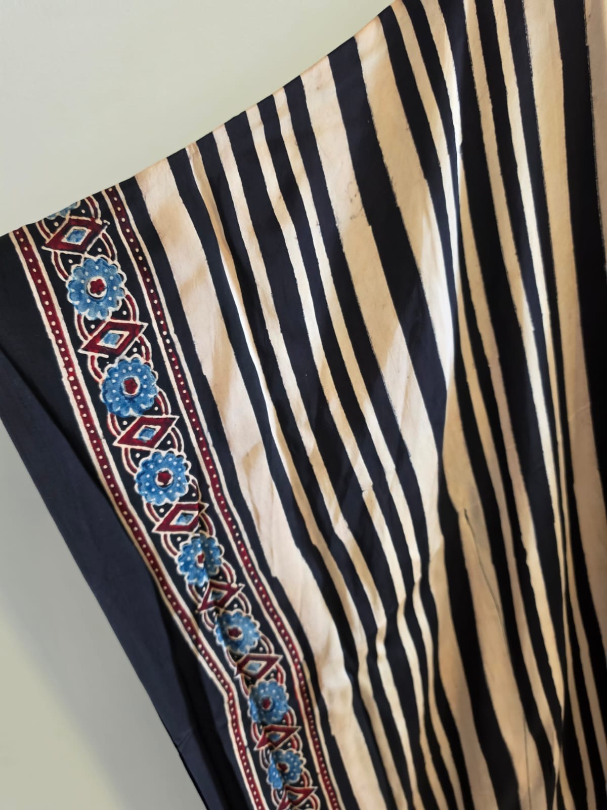 Ajrakh Kaftan in modal silk