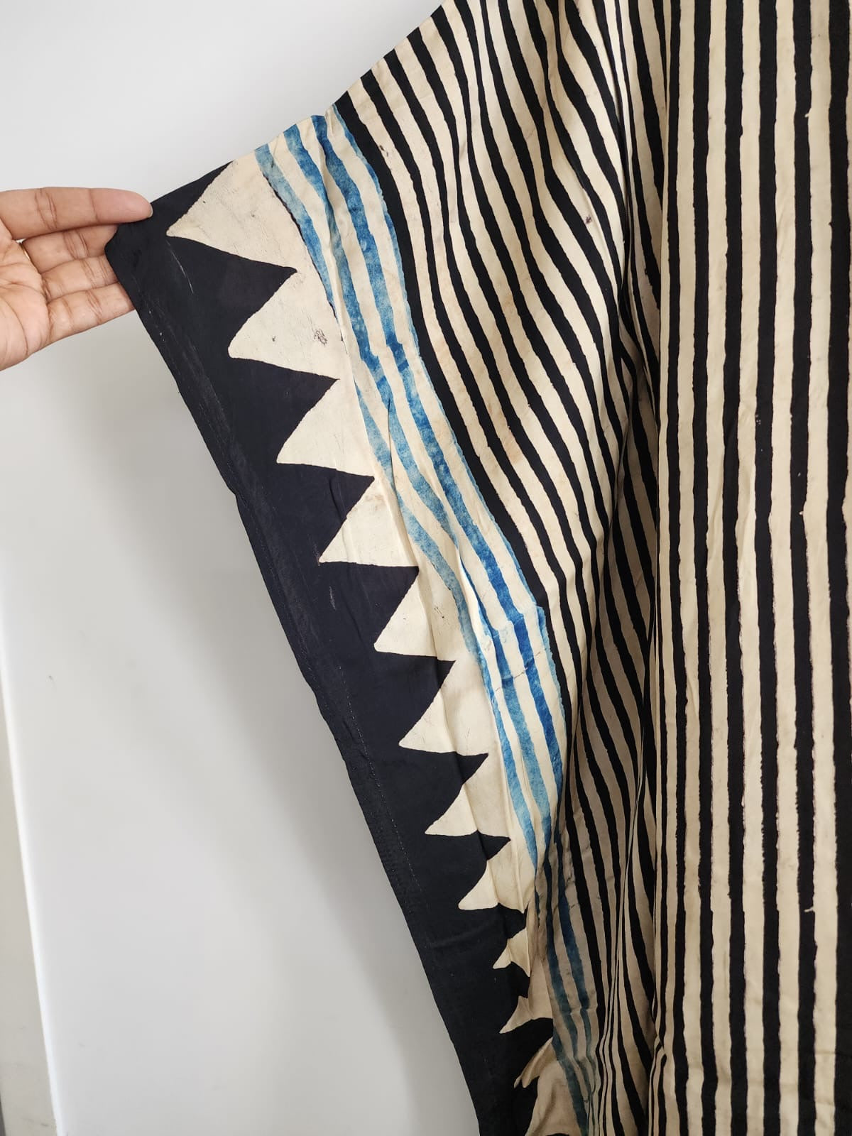 Ajrakh Kaftan in modal silk