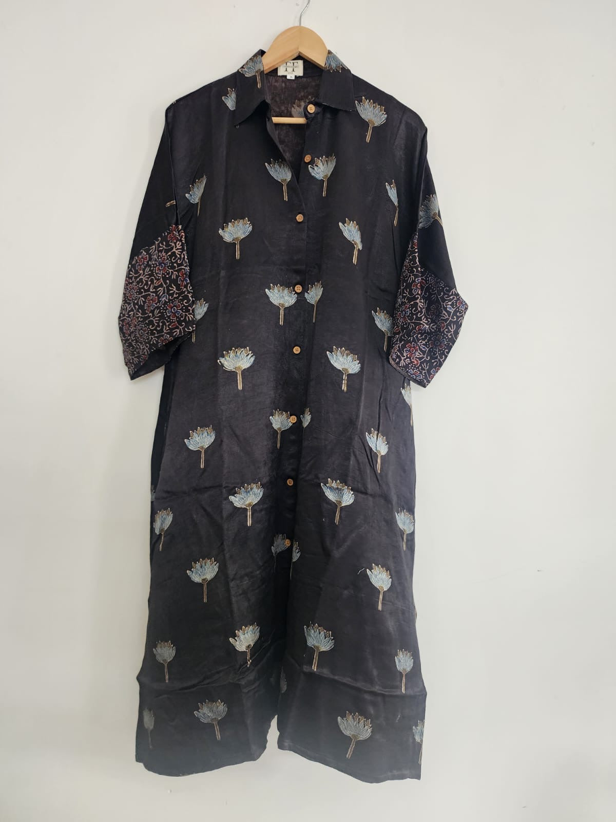 Ajrakh shirt dress