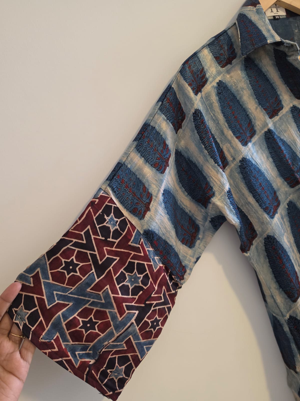 Ajrakh shirt dress (Short)