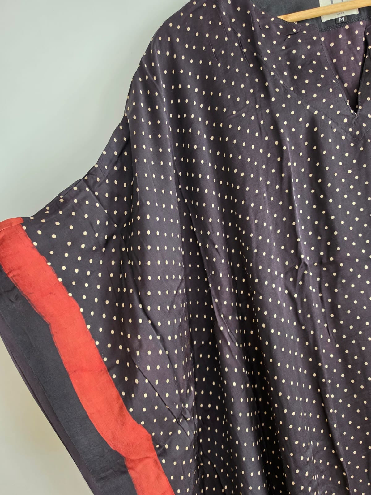 Ajrakh Kaftan in modal silk