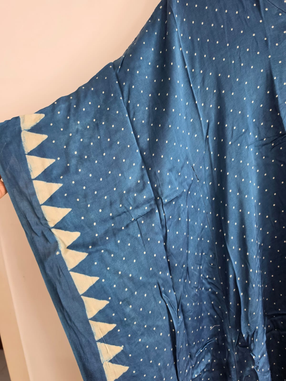 Ajrakh Kaftan in modal silk