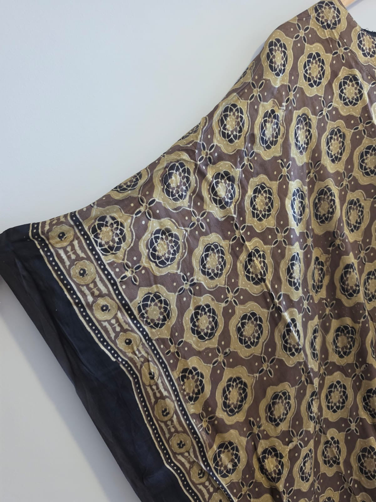 Ajrakh Kaftan in modal silk